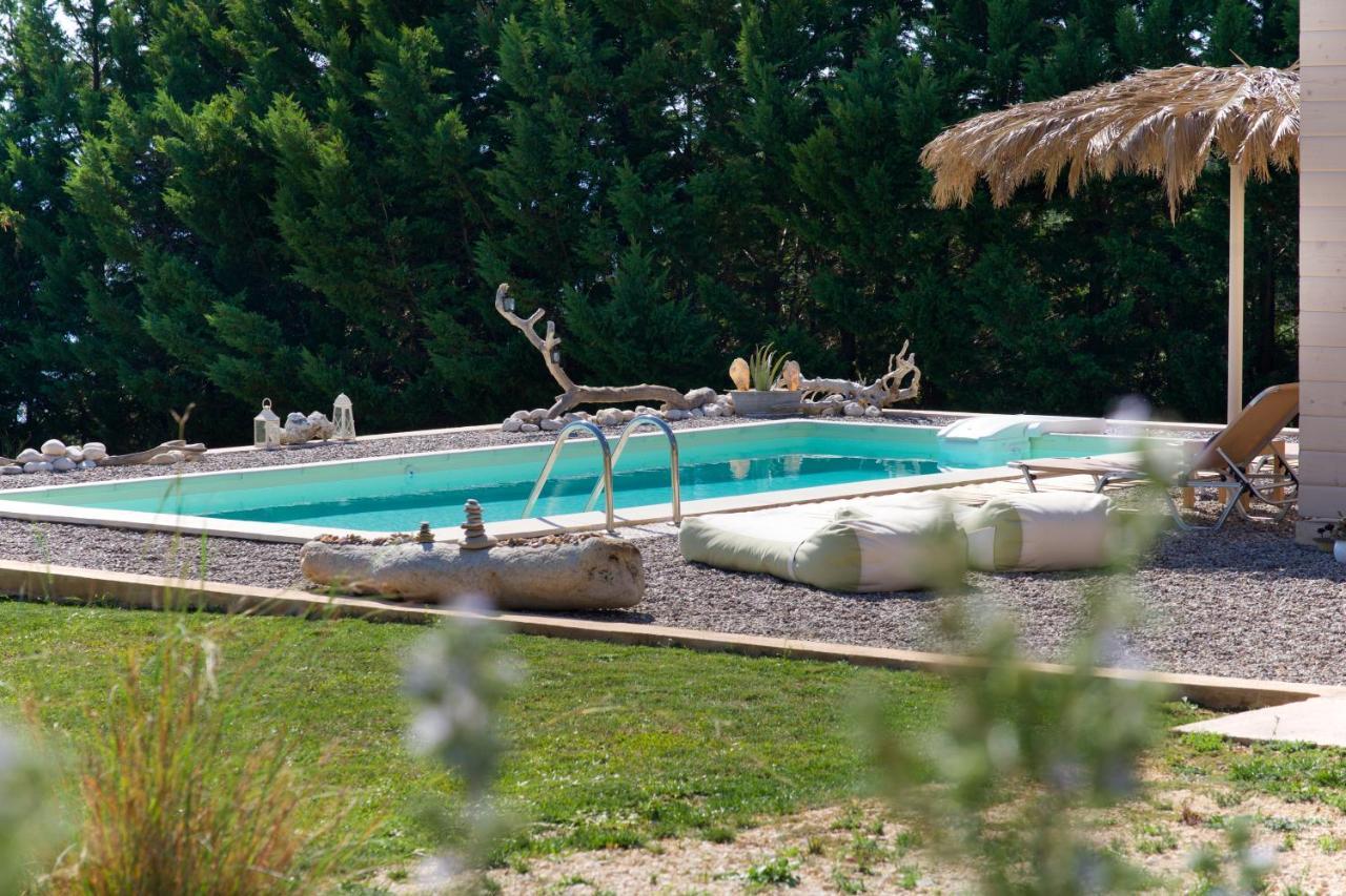 Driftwood Villa Karavádhos Exteriör bild
