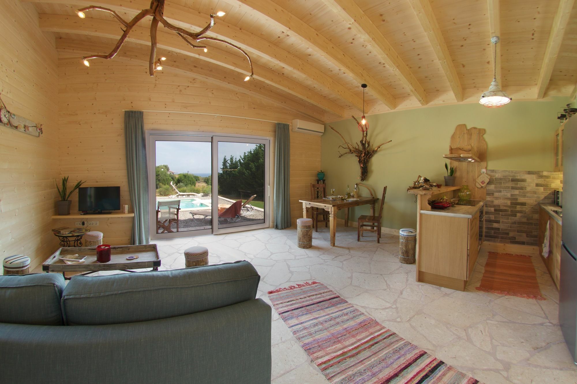 Driftwood Villa Karavádhos Exteriör bild