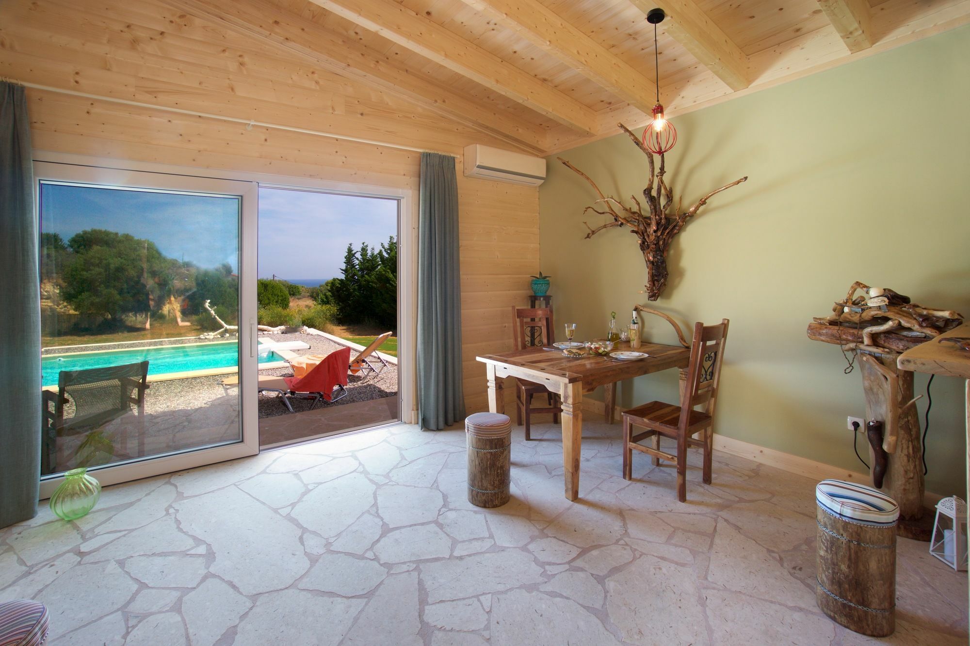 Driftwood Villa Karavádhos Exteriör bild