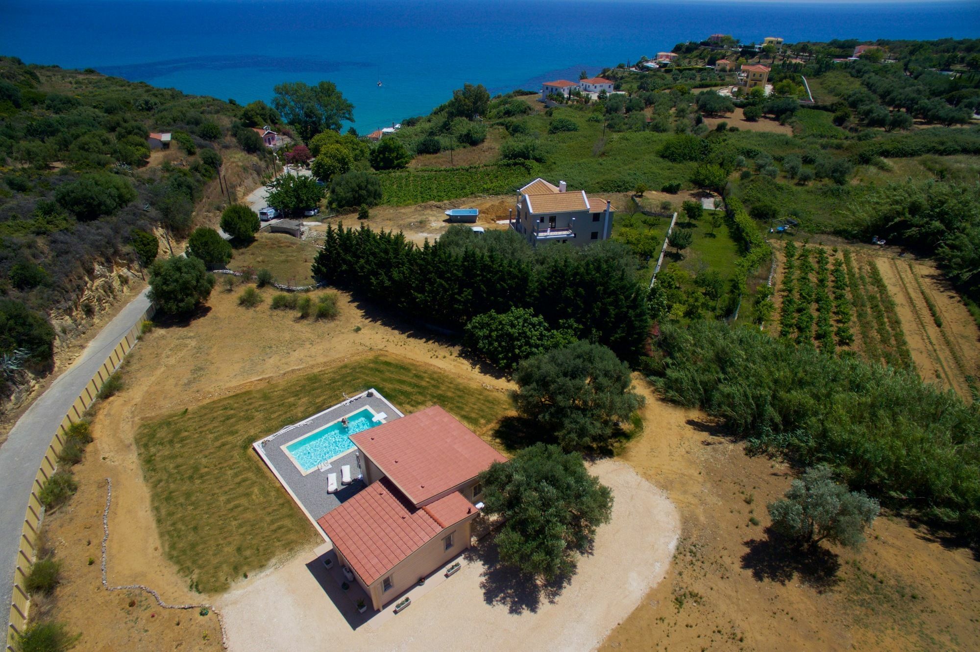 Driftwood Villa Karavádhos Exteriör bild